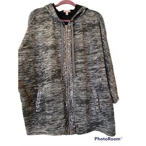 Juicy Couture, XL,  Sequin Trimmed Hoodie